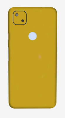 BugguSkin Google Pixel 4a, google pixel4a Mobile Skin(Ultra Super Golden Matte Skin With High Matte Finish.)