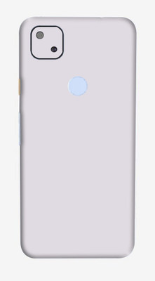 BugguSkin Google Pixel 4a, google pixel4a Mobile Skin(Ultra Super White Matte Skin With High Matte Finish.)