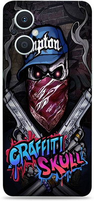 SkinoMania Oppo-F21 Pro 5g Mobile Skin(Multicolor Graffity-Skull)