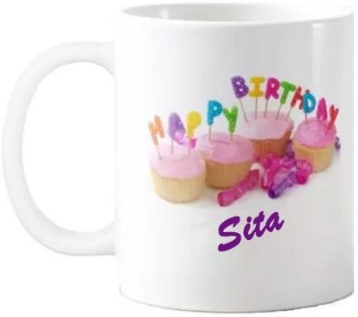 Exocticaa Happy Birthday Sita Quotes 074 Ceramic Coffee Mug(325 ml)