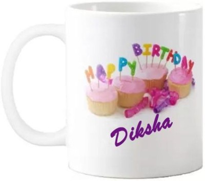 Exocticaa Happy Birthday Diksha Quotes 074 Ceramic Coffee Mug(325 ml)