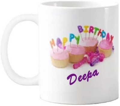 Exocticaa Happy Birthday Deepa Quotes 074 Ceramic Coffee Mug(325 ml)