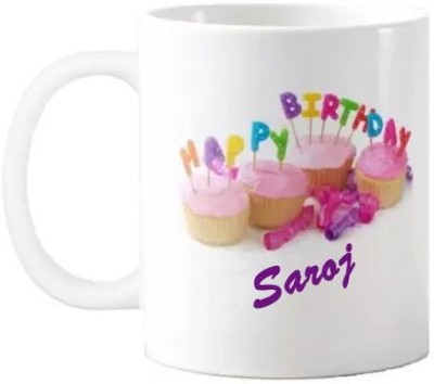 Exocticaa Happy Birthday Saroj Quotes 074 Ceramic Coffee Mug(325 ml)