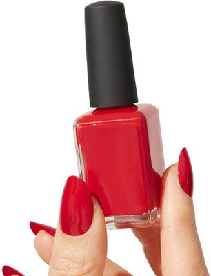 THTC Smooth or Perfect Finish Quick-dry Formulated Gel Matte Red nail Polish RED