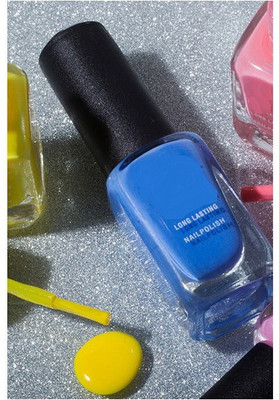 Latixmat New High Pigmented & Long Stay Unique Dull Matte Sky Blue Nail Polish SKY BLUE