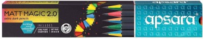 APSARA Matt Magic 2.0 Pencil Pack Of 100 Pencil(Black, Multicolor)