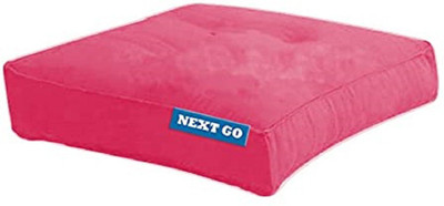Next Go Cotton Solid Chair Pad Pack of 1(Pink)