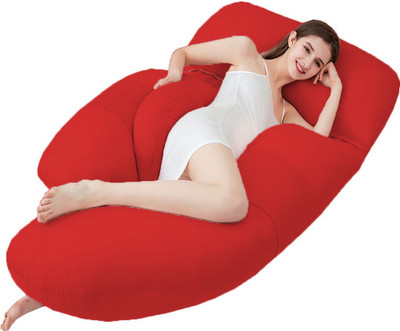 OneNonly Multifunctional Pregnancy Pillow Microfibre Solid Pregnancy Pillow Pack of 1(Red)