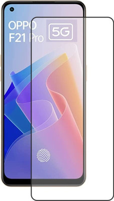 DMJHP Edge To Edge Tempered Glass for Oppo F21 Pro 5G(Pack of 1)