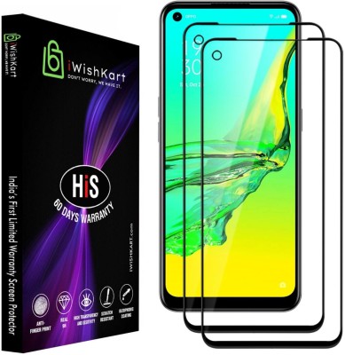 iWishKart Edge To Edge Tempered Glass for Realme 6i(Pack of 2)