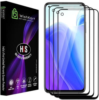 iWishKart Edge To Edge Tempered Glass for Oppo A33 2020(Pack of 3)