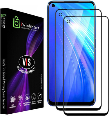 iWishKart Edge To Edge Tempered Glass for Oppo F19(Pack of 2)