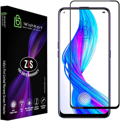 iWishKart Edge To Edge Tempered Glass for Realme X(Pack of 1)