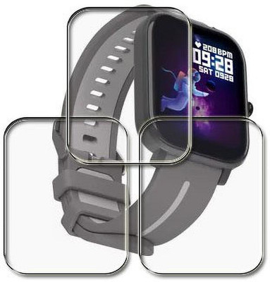 tombik Impossible Screen Guard for C2-Wings Strive 200 Smartwatch PACK-3(Pack of 3)