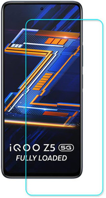 DMJHP Tempered Glass Guard for iQoo Z5 5G(Pack of 1)