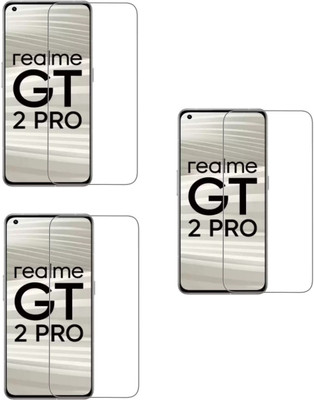 ISAAK Tempered Glass Guard for Realme GT 2 Pro(Pack of 3)