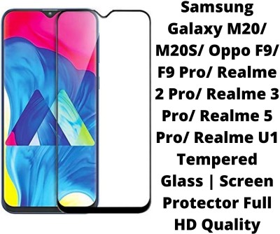 Gorilaorginal Edge To Edge Tempered Glass for Samsung Galaxy M20/ M20S/ Oppo F9/F9 Pro/ Realme 2 Pro/ Realme 3 Pro/ Realme 5 Pro/ Realme U1(Pack of 2)