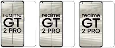 ISAAK Tempered Glass Guard for Realme GT 2 Pro(Pack of 3)