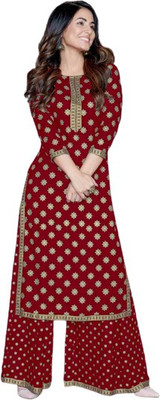 MZARI FASHION Women Kurti Palazzo Set