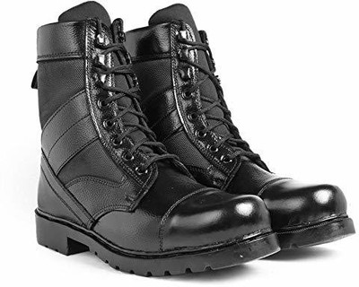KnockBox MEN FOR ARMY NCC CUTTING SHAPE BOOTS-SHOES Boots For Men(Black , 9)