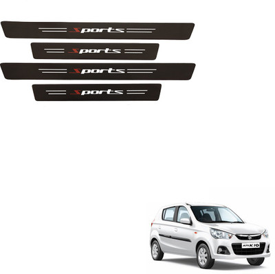 SEMAPHORE Decorative Carbon Fiber Car Anti-Scratch Sticker For Maruti Alto K10 LX Door Sill Plate