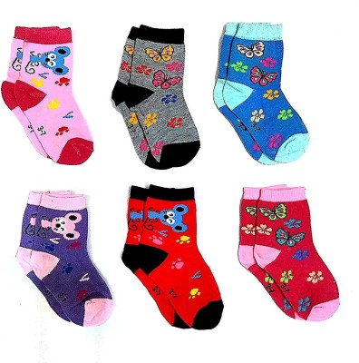 OMHSS Baby Boys & Baby Girls Solid Calf Length(Pack of 6)