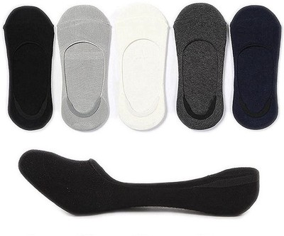 jeniry Men & Women Solid Ankle Length, Low Cut, Peds/Footie/No-Show(Pack of 5)