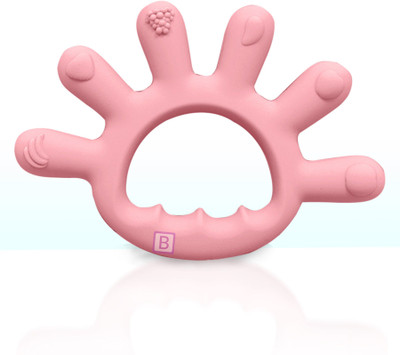 Bembika International Teether - Shape Finger Pink Teether(Pink)