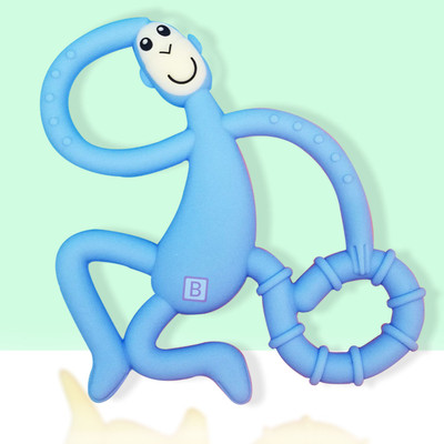 Bembika International Teether - Shape Monkey Blue Teether(Blue)