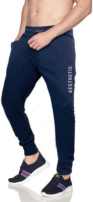 AVOLT Printed Men Blue Track Pants