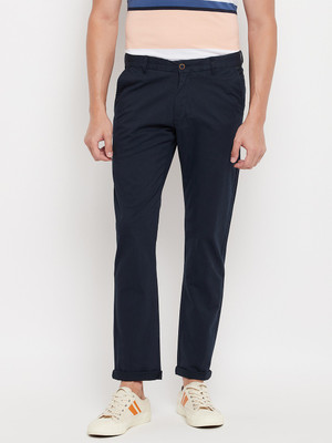 DUKE Slim Fit Men Dark Blue Trousers