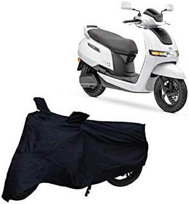 THE REAL ARV Two Wheeler Cover for TVS(Electric AXLHE-20, Black)