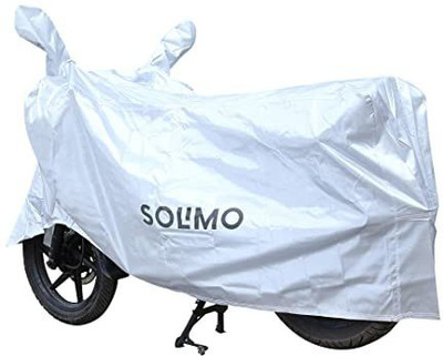 APNEK Two Wheeler Cover for Honda(CB Shine SP, Silver)