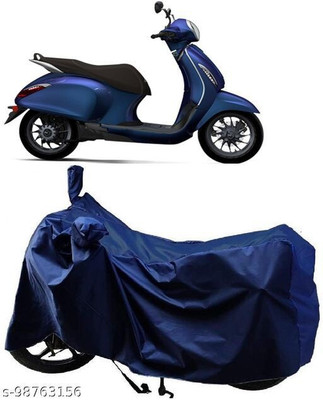 Rajiz Waterproof Two Wheeler Cover for Bajaj(Chetak, Blue)
