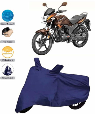 KEDIT Two Wheeler Cover for Hero(Hunk, Blue)