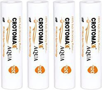 CARE N MADE ZUA RO Water Purifier Thick Outer Filter Candle/Spun Cartridge-2 Pcs(10 inch) Solid Filter Cartridge(5.0E-4, Pack of 1)