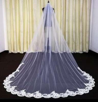 UNIQUE BRIDAL BEAUTIFUL VEIL Floor Wedding Viles