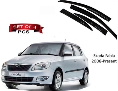 Kunj Autotech For Convertibles Front, Rear Wind Deflector(Tinted Skoda Fabia)