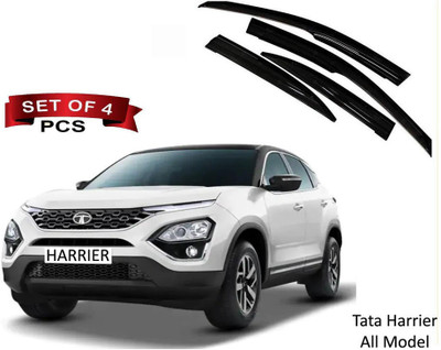 Kunj Autotech For Convertibles Front, Rear Wind Deflector(Tinted Tata Harrier XE)