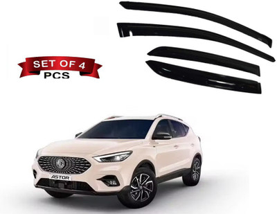 Kunj Autotech For Convertibles Front, Rear Wind Deflector(Tinted MG Astor)
