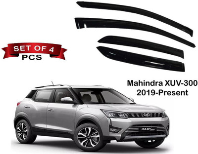Kunj Autotech For Convertibles Front, Rear Wind Deflector(Tinted Mahindra XUV300 W4 Petrol)