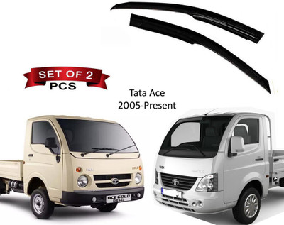 Kunj Autotech For Convertibles Front, Rear Wind Deflector(Tinted Tata NA)