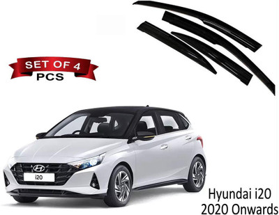 Kunj Autotech For Convertibles Front, Rear Wind Deflector(Tinted Hyundai i20)