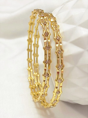 AARTISAI Alloy Gold-plated Bangle Set(Pack of 2)