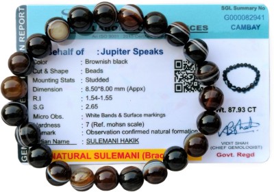 jupiter speaks Stone Agate Bracelet
