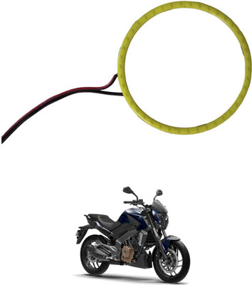 PRTEK 70mm COB Led Angel Eyes Headlight Halo Ring Warning Lamp 435 Projector Lens