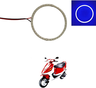 PRTEK 70mm COB Led Angel Eyes Headlight Halo Ring Warning Lamp 193 Projector Lens