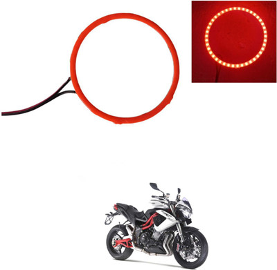 PRTEK 70mm COB Led Angel Eyes Headlight Halo Ring Warning Lamp 360 Projector Lens