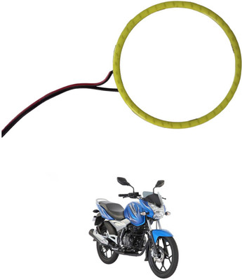 PRTEK 70mm COB Led Angel Eyes Headlight Halo Ring Warning Lamp 432 Projector Lens