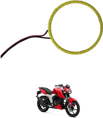 PRTEK 70mm COB Led Angel Eyes Headlight Halo Ring Warning Lamp 398 Projector Lens